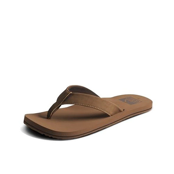 CJ3908 REEF TWINPIN MEN'S BEACH FLIP FLOP, CUSHION FOOTBED, WATER FRIENDLY New CJ3908 REEF TWINPIN MEN'S BEACH FLIP FLOP, CUSHION FOOTBED, WATER FRIENDLY New