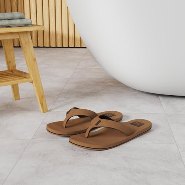 CJ3908 REEF TWINPIN MEN'S BEACH FLIP FLOP, CUSHION FOOTBED, WATER FRIENDLY New CJ3908 REEF TWINPIN MEN'S BEACH FLIP FLOP, CUSHION FOOTBED, WATER FRIENDLY New