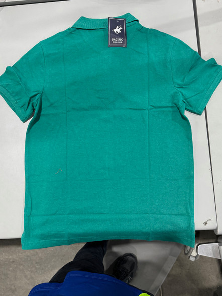 PACIFIC POLO CLUB MEN'S POLO SHIRT - SIZE: MEN M - TEAL New PACIFIC POLO CLUB MEN'S POLO SHIRT - SIZE: MEN M - TEAL New