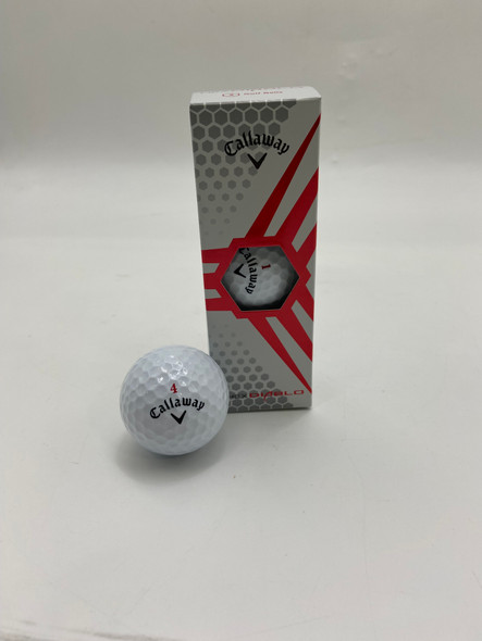 CALLAWAY HEX DIABLO GOLF BALLS SLEEVE OF 3 - MULTICOLOR CALLAWAY HEX DIABLO GOLF BALLS SLEEVE OF 3 - MULTICOLOR