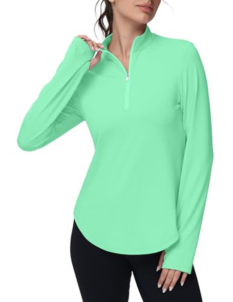 Women's Golf Polo Long Sleeve Workout Tops V Neck UPF 50+ Sun Protection New Women's Golf Polo Long Sleeve Workout Tops V Neck UPF 50+ Sun Protection New