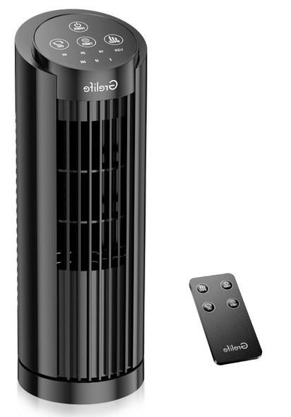 GRELIFE TOWER FAN MECHANICAL CONTROLS 3 SPEED TF-2202EB - BLACK