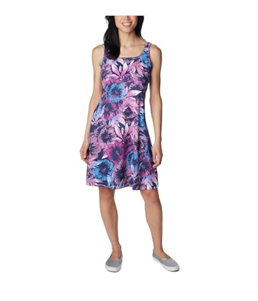 COLUMBIA WOMEN’S PFG FREEZER III DRESS NOCTURNAL ROSELLES - SIZE S New