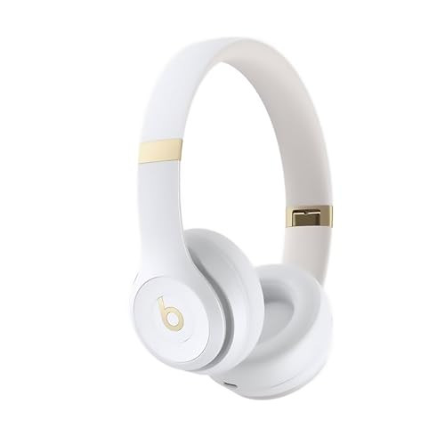BEATS SOLO 4 - WIRELESS BLUETOOTH ON-EAR HEADPHONES - MC2M4LL/A WARM WHITE