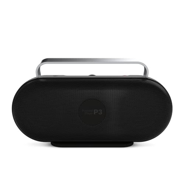 POLAROID P3 MUSIC PLAYER RETRO-FUTURISTIC BOOMBOX WIRELESS BLUETOOTH - BLACK