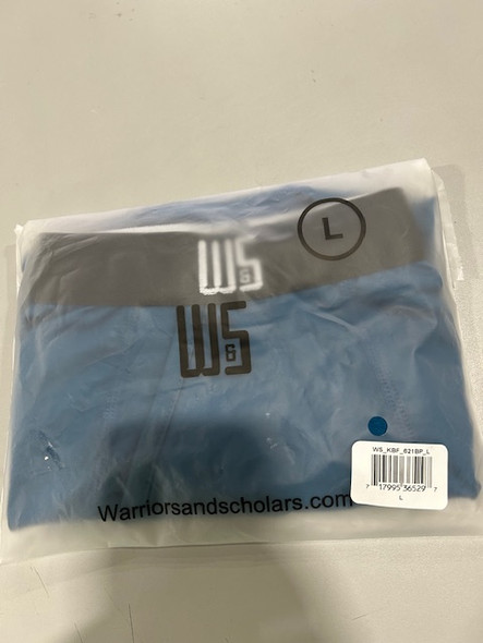 WARRIORS & SCHOLARS WARRIORS AND SCHOLARS BRIEFS - SIZE: MEN L - LIGHT BLUE New