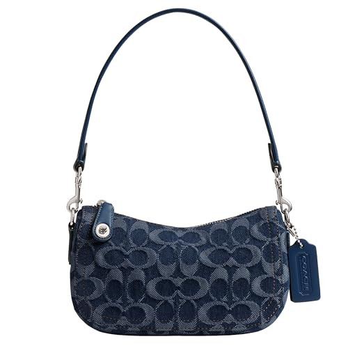 COACH SWINGER 20, LH/DEEP BLUE MULTI