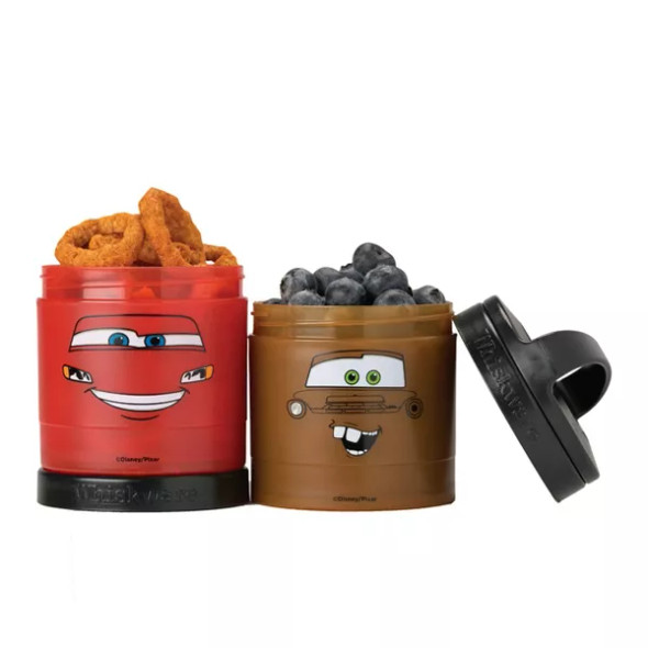 WHISKWARE STACKABLE 2PC FOOD STORAGE JAR SNACK PACK - DISNEY CARS New WHISKWARE STACKABLE 2PC FOOD STORAGE JAR SNACK PACK - DISNEY CARS New