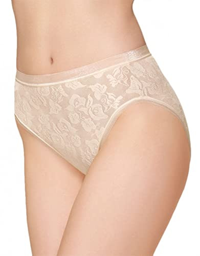 WACOAL LIGHTWEIGHT JACQUARD AWARENESS CALLA LILY PATTERN WOMEN XL - SAND New