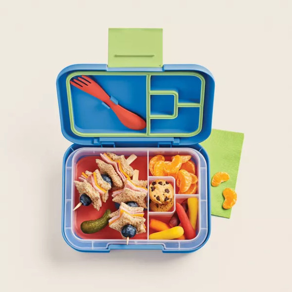 CAT & JACK DELUXE BENTO BOX 4PC - BLUE CAT & JACK DELUXE BENTO BOX 4PC - BLUE