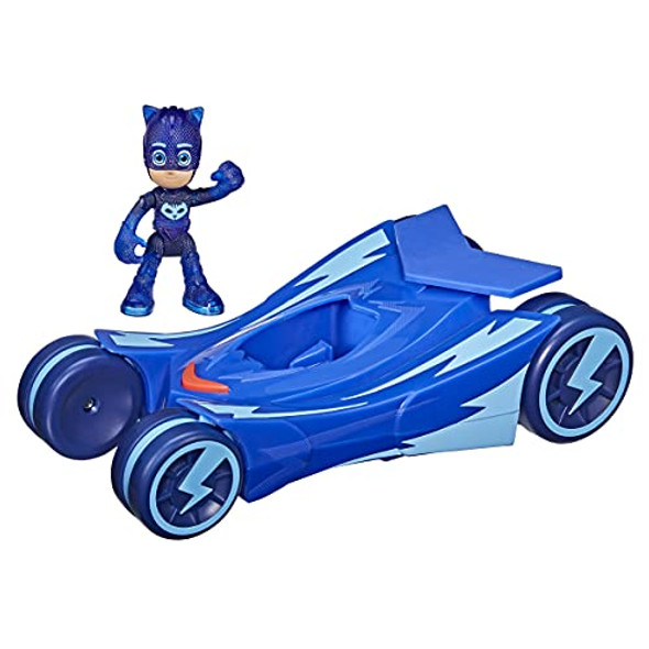 PJ Masks Glow & Go Cat-Car Preschool Toy Vehicle Light Up Racer Vehicle Blue PJ Masks Glow & Go Cat-Car Preschool Toy Vehicle Light Up Racer Vehicle Blue