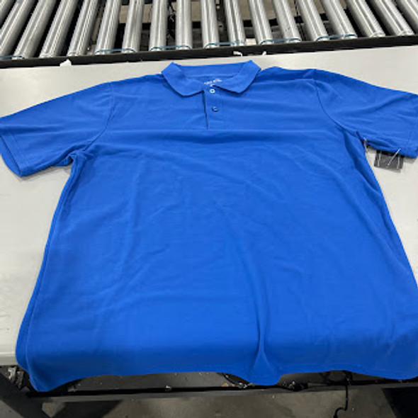POLO AVENUE MEN'S - SIZE: MEN 2XL - ROYAL BLUE POLO AVENUE MEN'S - SIZE: MEN 2XL - ROYAL BLUE