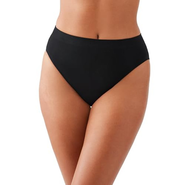 834175 WACOAL WOMEN'S B-SMOOTH HI-CUT BRIEF PANTY BLACK SIZE SMALL New 834175 WACOAL WOMEN'S B-SMOOTH HI-CUT BRIEF PANTY BLACK SIZE SMALL New
