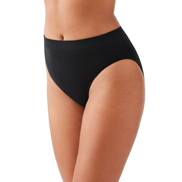 834175 WACOAL WOMEN'S B-SMOOTH HI-CUT BRIEF PANTY BLACK SIZE SMALL New 834175 WACOAL WOMEN'S B-SMOOTH HI-CUT BRIEF PANTY BLACK SIZE SMALL New
