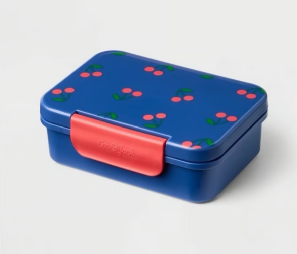 CAT & JACK DELUXE BENTO BOX 4PC - BLUE CHERRIES CAT & JACK CAT & JACK DELUXE BENTO BOX 4PC - BLUE CHERRIES CAT & JACK