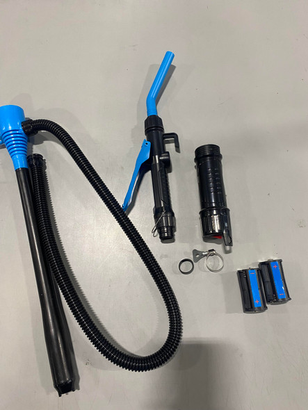 BOLCOWE PORTABLE POWER BATTERY POWERED SIPHON FUEL TRANSFER PUMP - BLUE