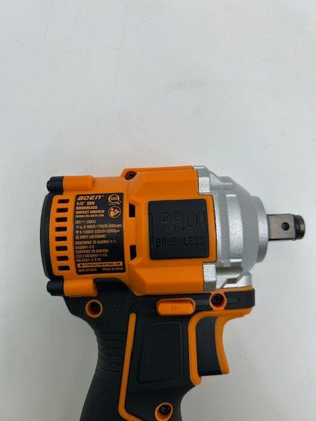 BOEN 260FT-LBS(350N.M) CORDLESS IMPACT WRENCH 1/2 INCH TOOL ONLY - ORANGE/BLACK BOEN 260FT-LBS(350N.M) CORDLESS IMPACT WRENCH 1/2 INCH TOOL ONLY - ORANGE/BLACK