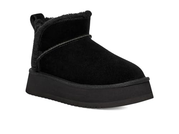 UGG KOOLABURRA BY UGG WOMEN KOOLA ULTRA MINI PLATFORM ANKLE BOOT SIZE 7 BLACK UGG KOOLABURRA BY UGG WOMEN KOOLA ULTRA MINI PLATFORM ANKLE BOOT SIZE 7 BLACK