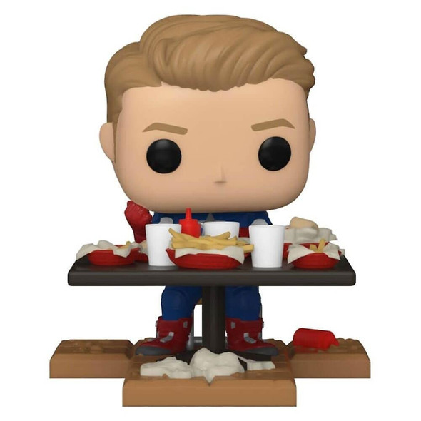 Funko Pop Deluxe Marvel: Avengers Victory Shawarma Series - Captain America New Funko Pop Deluxe Marvel: Avengers Victory Shawarma Series - Captain America New