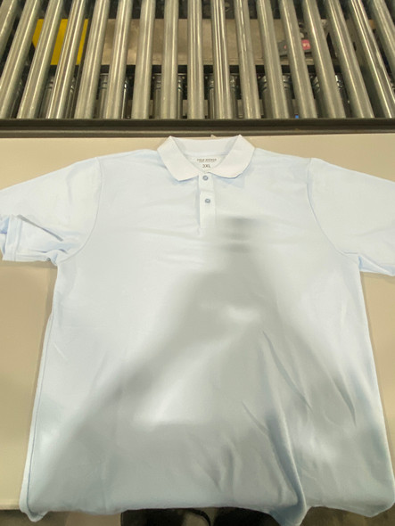 POLO AVENUE MEN'S - SIZE: MEN 3XL - LIGHT BLUE New POLO AVENUE MEN'S - SIZE: MEN 3XL - LIGHT BLUE New
