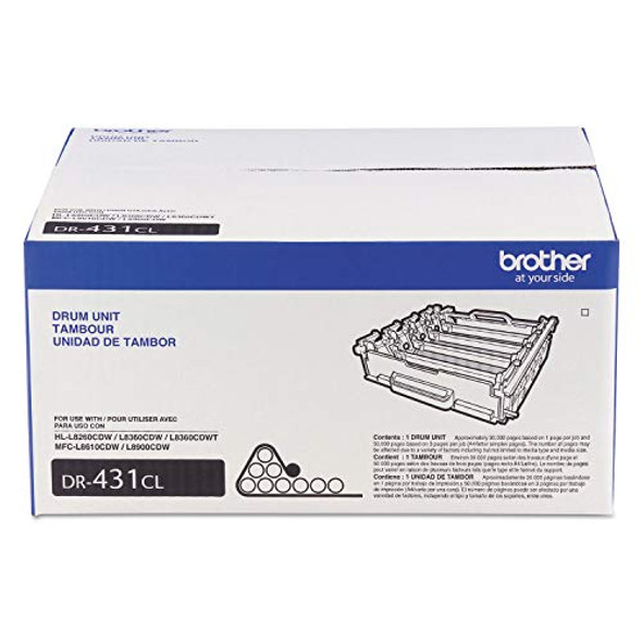 BROTHER PRINTER DR431CL DRUM UNIT-RETAIL PACKAGING, BLACK - BLACK New BROTHER PRINTER DR431CL DRUM UNIT-RETAIL PACKAGING, BLACK - BLACK New