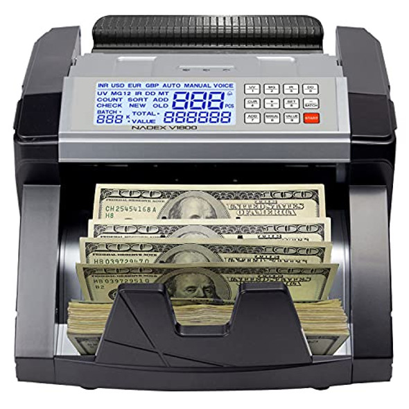 NADEX V1854 MONEY COUNTER - PROFESSIONAL GRADE - DARK GRAY NADEX V1854 MONEY COUNTER - PROFESSIONAL GRADE - DARK GRAY