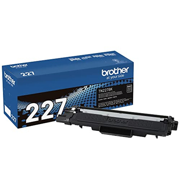 BROTHER GENUINE TN227 TN227BK HIGH YIELD TONER CARTRIDGE REPLACEMENT BLACK TONER BROTHER GENUINE TN227 TN227BK HIGH YIELD TONER CARTRIDGE REPLACEMENT BLACK TONER