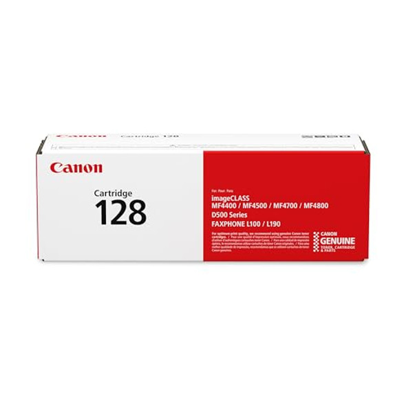 CANON GENUINE 128 BLACK TONER CARTRIDGE MF4450, MF4770N, MF4570 SERIES - BLACK New