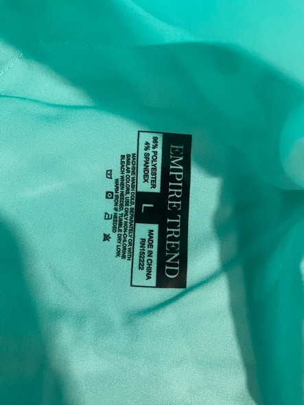 EMPIRE TREND AQUA LARGE - SIZE: MEN L WOMEN L - AQUA New