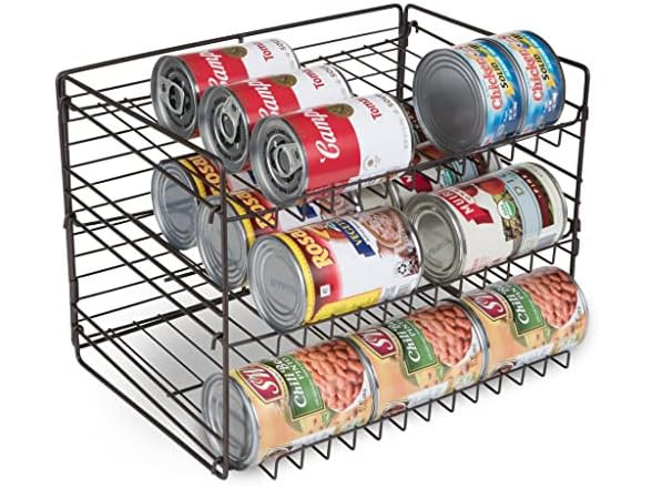 SMART DESIGN 3-TIER CAN ORGANIZER - BRONZE