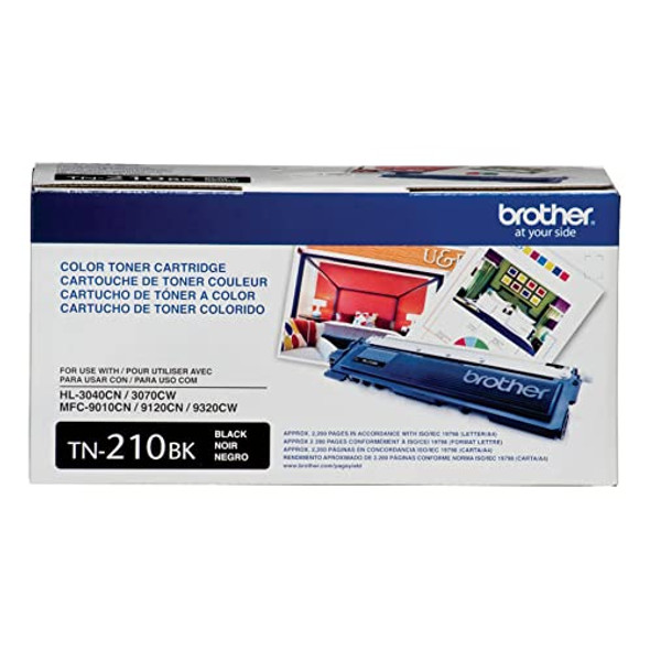 Brother Genuine Standard Yield Toner Cartridge, TN210BK - Black New Brother Genuine Standard Yield Toner Cartridge, TN210BK - Black New