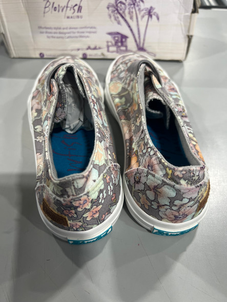 BLOWFISH MALIBU WOMENS FLOWER CANVAS UPPER FOAMED INSOLE - SIZE: 9 - GRAY GYPSY BLOWFISH MALIBU WOMENS FLOWER CANVAS UPPER FOAMED INSOLE - SIZE: 9 - GRAY GYPSY