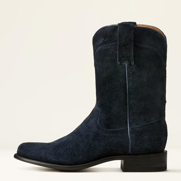 10060767 Ariat Men's Yellowstone Midnight Rancher Western Boot Oiled Navy 9.5 New