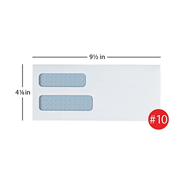 OFFICE DEPOT DOUBLE-WINDOW ENVELOPES #10 (4 1/8IN. X 9 1/2IN.) - WHITE OFFICE DEPOT DOUBLE-WINDOW ENVELOPES #10 (4 1/8IN. X 9 1/2IN.) - WHITE