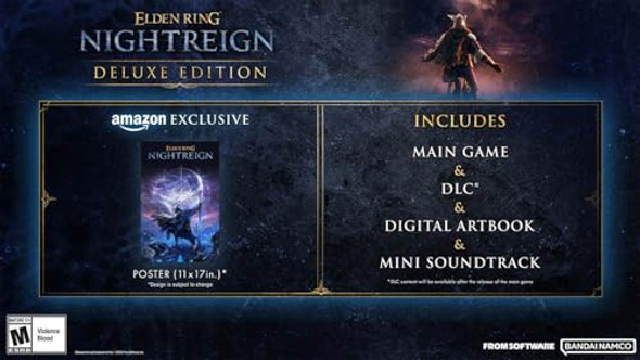 BANDAI NAMCO ELDEN RING NIGHTREIGN PS5 EXCLUSIVE DELUXE EDITION 55077 - BLUE BANDAI NAMCO ELDEN RING NIGHTREIGN PS5 EXCLUSIVE DELUXE EDITION 55077 - BLUE