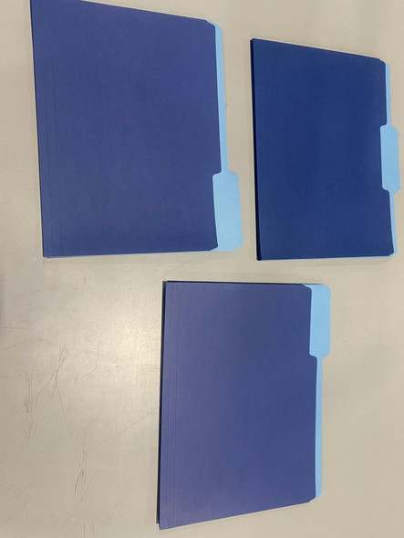OFFICE DEPOT 2-TONE FILE FOLDERS, 1/3 TAB, LETTER SIZE, PACK OF 24 - NAVY OFFICE DEPOT 2-TONE FILE FOLDERS, 1/3 TAB, LETTER SIZE, PACK OF 24 - NAVY