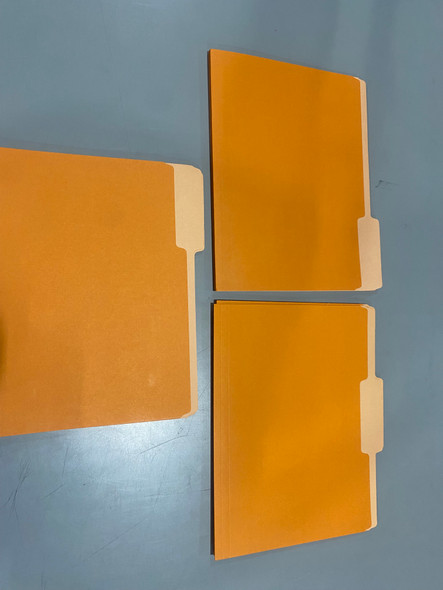 OFFICE DEPOT 2-TONE FILE FOLDERS, 1/3 CUT, LETTER SIZE, PACK OF 24 - ORANGE OFFICE DEPOT 2-TONE FILE FOLDERS, 1/3 CUT, LETTER SIZE, PACK OF 24 - ORANGE