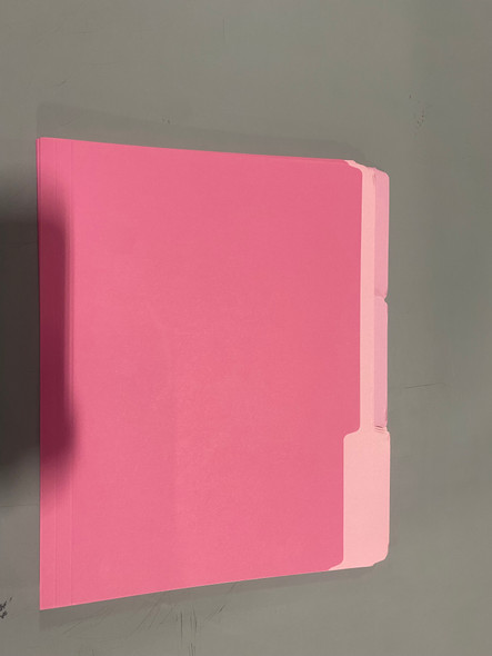 OFFICE DEPOT 2-TONE FILE FOLDERS, 1/3 CUT, LETTER SIZE, PACK OF 24 - PINK OFFICE DEPOT 2-TONE FILE FOLDERS, 1/3 CUT, LETTER SIZE, PACK OF 24 - PINK