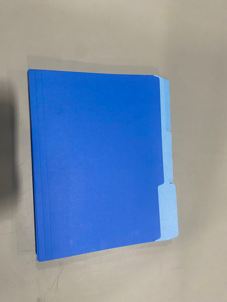OFFICE DEPOT 2-TONE FILE FOLDERS, 1/3 CUT, LETTER SIZE, PACK OF 24 - BLUE OFFICE DEPOT 2-TONE FILE FOLDERS, 1/3 CUT, LETTER SIZE, PACK OF 24 - BLUE