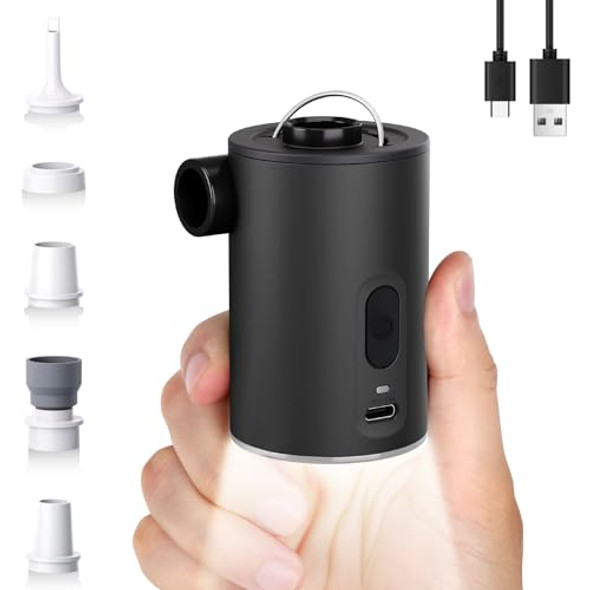 RTLOII PORTABLE AIR PUMP FOR INFLATABLES ULTRA-MINI AIR MATTRESS PUMP 4X MORE RTLOII PORTABLE AIR PUMP FOR INFLATABLES ULTRA-MINI AIR MATTRESS PUMP 4X MORE