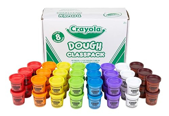 CRAYOLA DOUGH CLASSPACK CANISTERS ASSORTED PACK OF 48 CANISTERS A1-2097 CRAYOLA DOUGH CLASSPACK CANISTERS ASSORTED PACK OF 48 CANISTERS A1-2097
