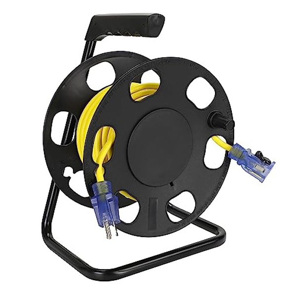 CLEAR POWER 50FT 14/3 SJTW YELLOW OUTDOOR EXTENSION CORD DCCO-9005-DC - YELLOW