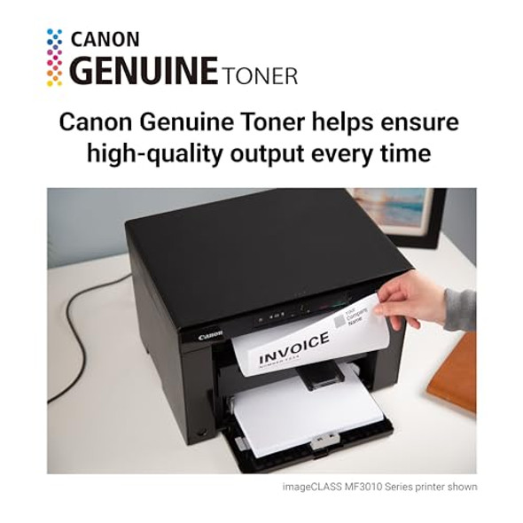 CANON GENUINE 125 BLACK TONER CARTRIDGE COMPATIBLE WITH MF3010 - BLACK