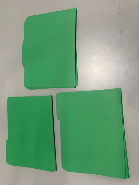 OFFICE DEPOT 2-TONE FILE FOLDERS, 1/3 CUT, LETTER SIZE, PACK OF 24 - GREEN OFFICE DEPOT 2-TONE FILE FOLDERS, 1/3 CUT, LETTER SIZE, PACK OF 24 - GREEN