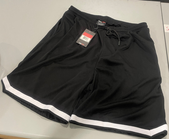 JUMP START MEN'S ACTIVE DRAWSTRING MESH BASKETBALL SHORTS SIZE: XL - BLACK New JUMP START MEN'S ACTIVE DRAWSTRING MESH BASKETBALL SHORTS SIZE: XL - BLACK New
