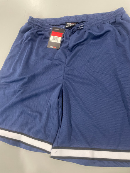 JUMP START MEN'S ACTIVE DRAWSTRING MESH BASKETBALL SHORTS,SIZE: XL - NAVY New JUMP START MEN'S ACTIVE DRAWSTRING MESH BASKETBALL SHORTS,SIZE: XL - NAVY New