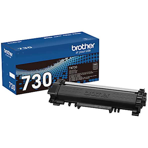 BROTHER® GENUINE TN730 BLACK TONER CARTRIDGE, STANDARD YIELD, SINGLE PACK BROTHER® GENUINE TN730 BLACK TONER CARTRIDGE, STANDARD YIELD, SINGLE PACK