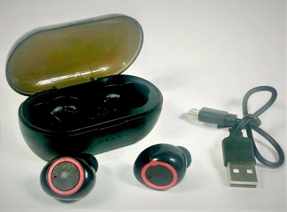 SPORT WIRELESS TWS EARBUDS TWIST LOCK 8HOUR 3 BUTTON MIC VERSION V5.0 - BLACK