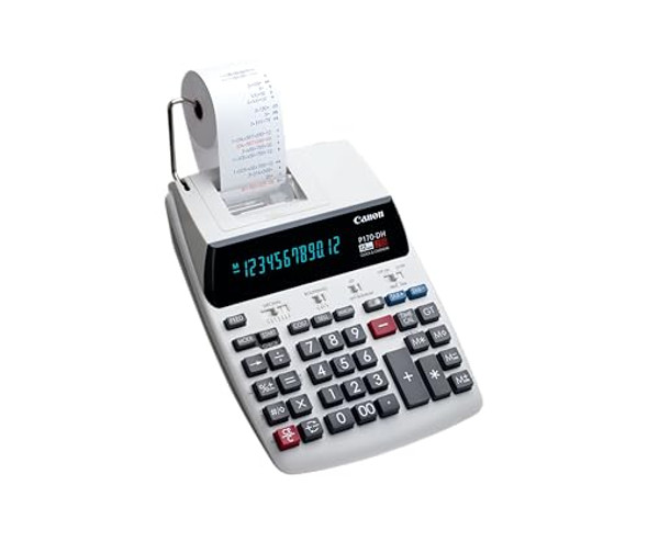 Canon P170-DH-3 Desktop Calculator With Currency Conversion Black/White/Silver New