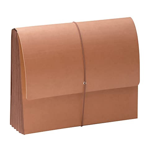 Smead TUFF Wallet,5-1/4" Expansion,Flap Cord Closure, Extra Wide Letter Size New